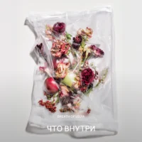 Художественная композиция цветов и фруктов в прозрачном пакете — символ ингредиентов аромата Breath of Lelya