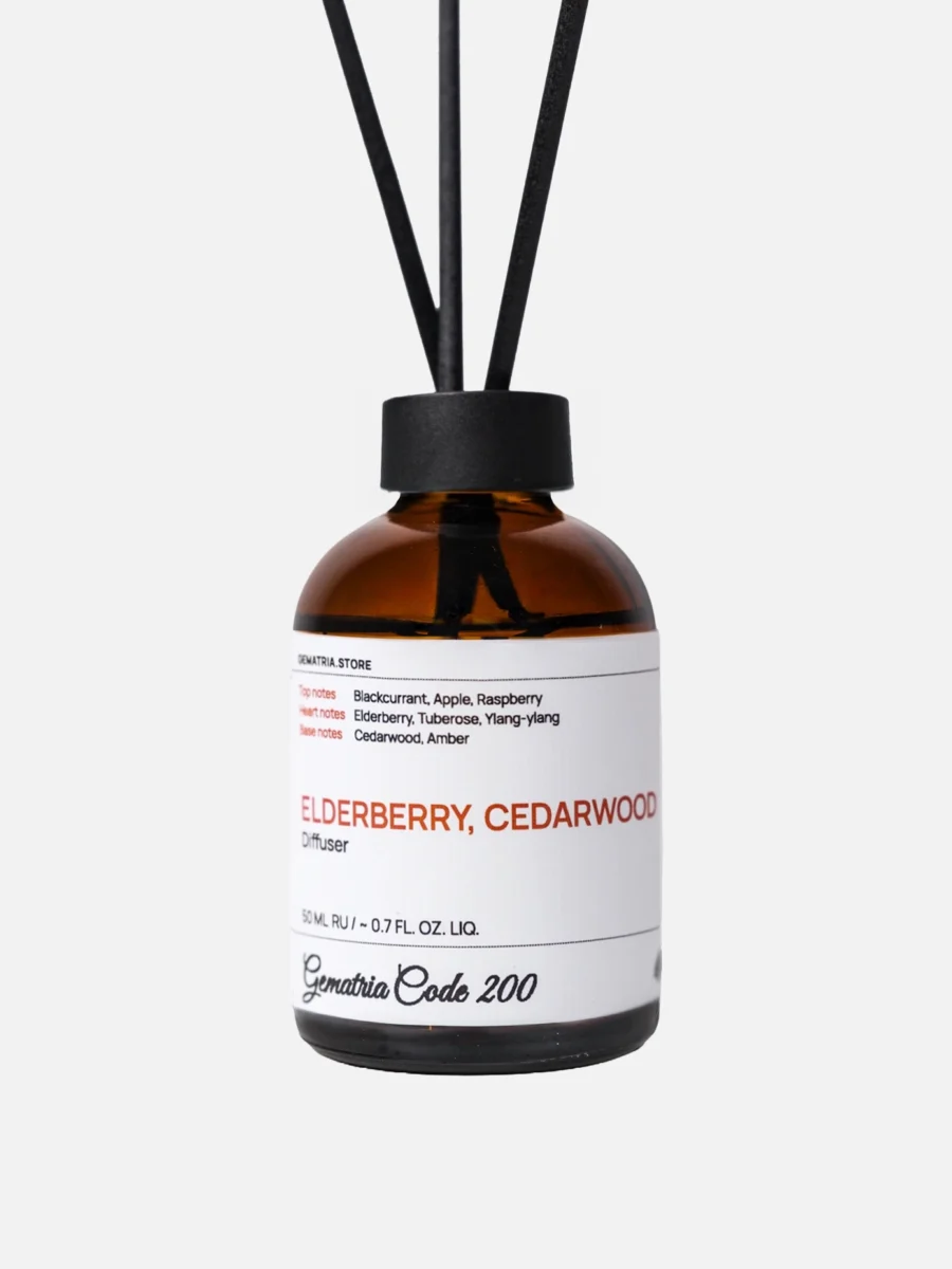 Диффузор для дома: Яблоко, Бузина, Смородина, Кедр, Амбра создаёт лёгкое и выразительное звучание. Фруктовые ноты гармонируют с древесной глубиной, формируя чистый и спокойный ароматический фон для интерьера.