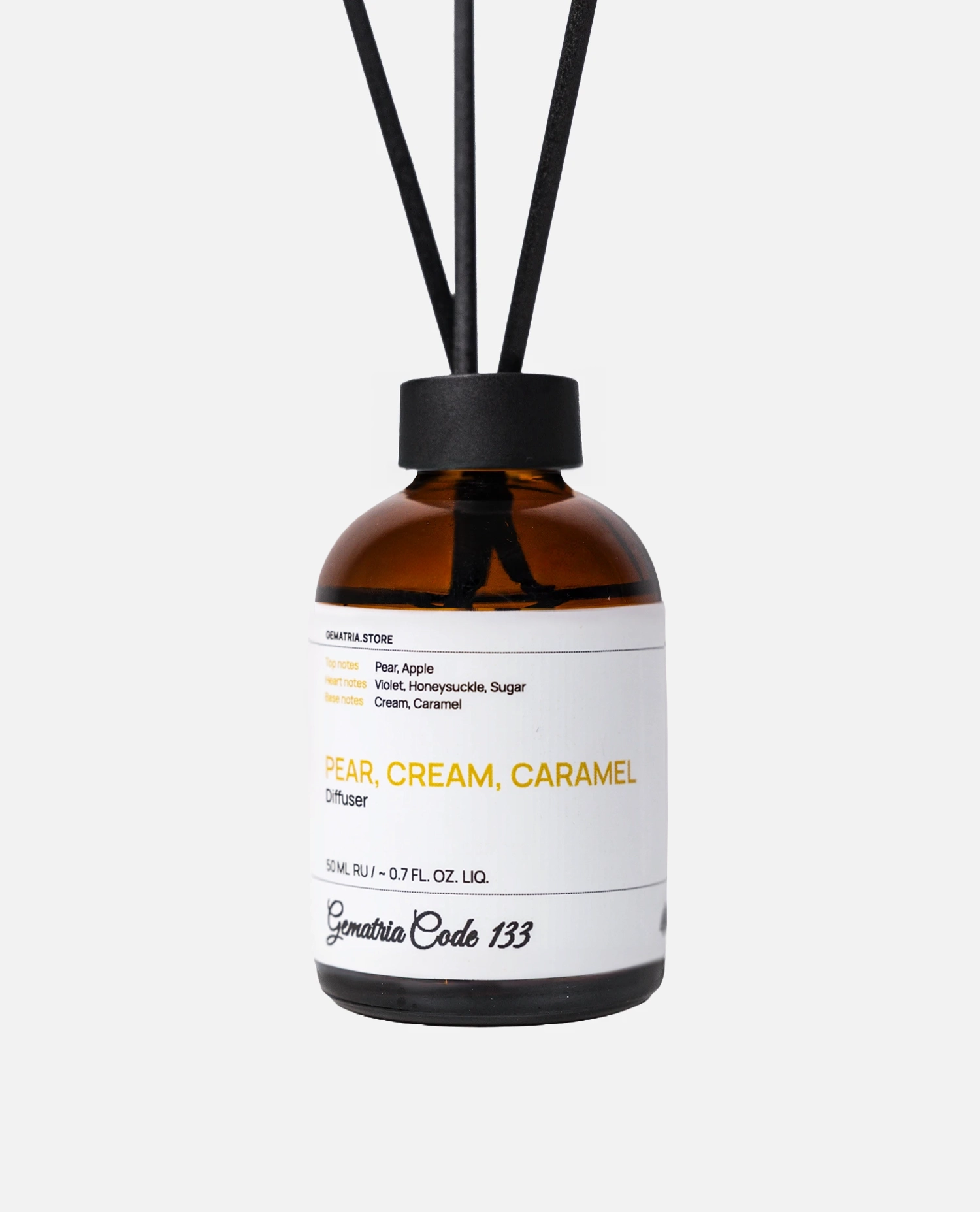 Диффузор для дома: Яблоко, Груша, Крем, Карамель создаёт мягкий и сладкий ароматический фон. Фруктовые ноты сочетаются с кремовой теплотой и лёгкой карамельной сладостью, формируя уютную атмосферу в помещении.